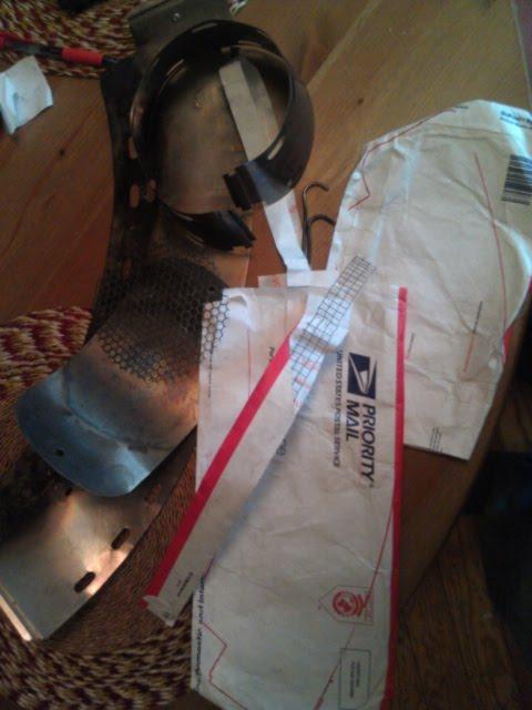 tyvek stove sleeve, open