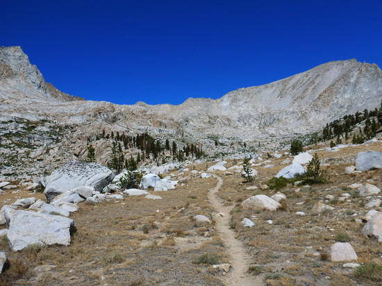 Looking back toward Colby Pass