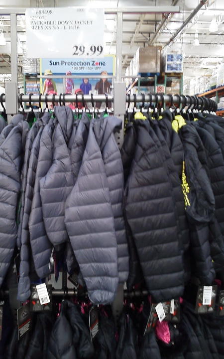 Costco Stuffable Down Jacket
