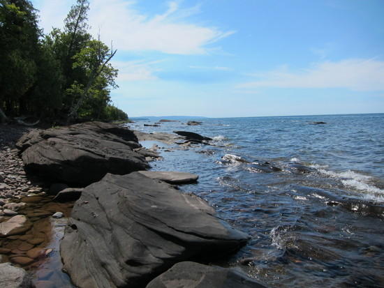 Campsite on Lake Superior