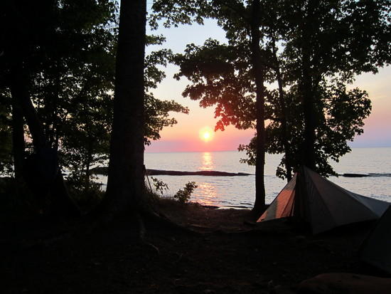 Sunset over Lake Superior