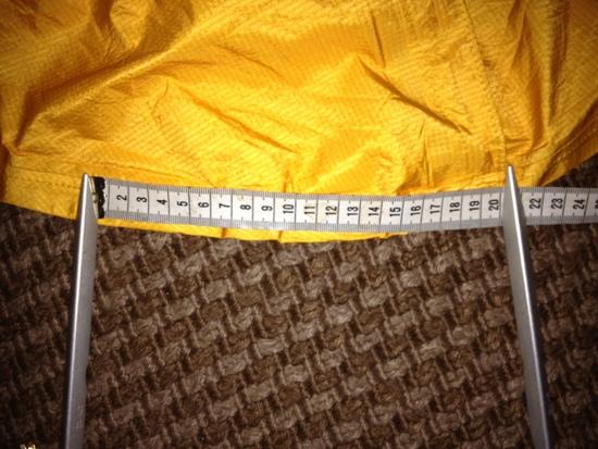 measured out