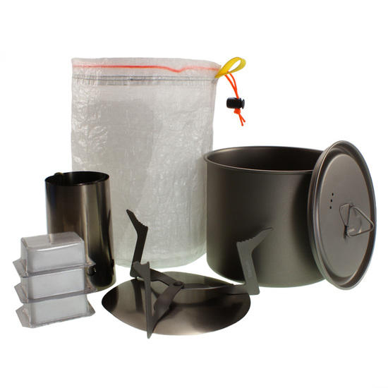 LiteTrail Titanium Solid Fuel Cook System
