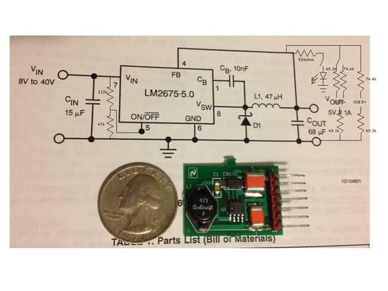USB Solar Controller Circuit