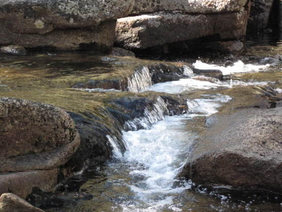 plenty of water still flowing