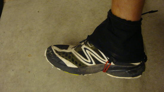 tnf scree gaiter inside view