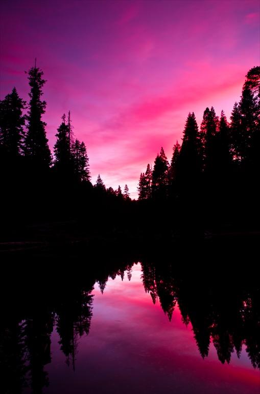 merced river sunset