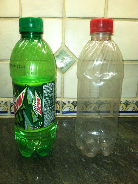 Wide Mouth Soda Bottle