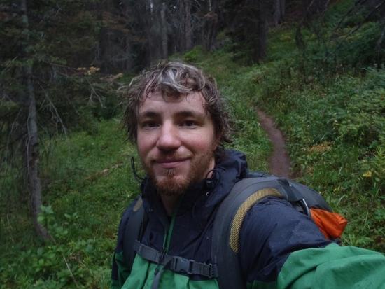 Me in the rain