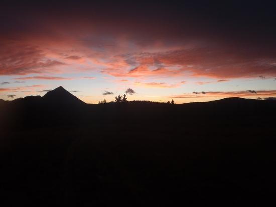 Sunset over Hermosa Peaks