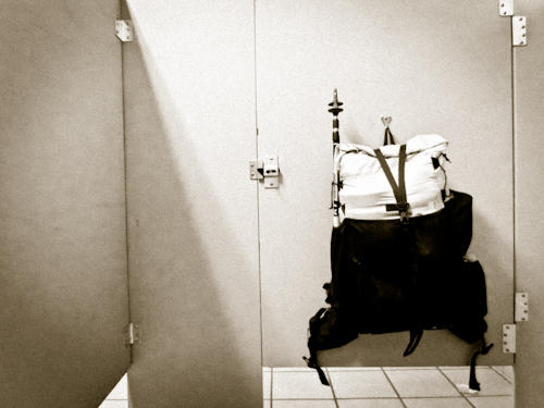 The bathroom