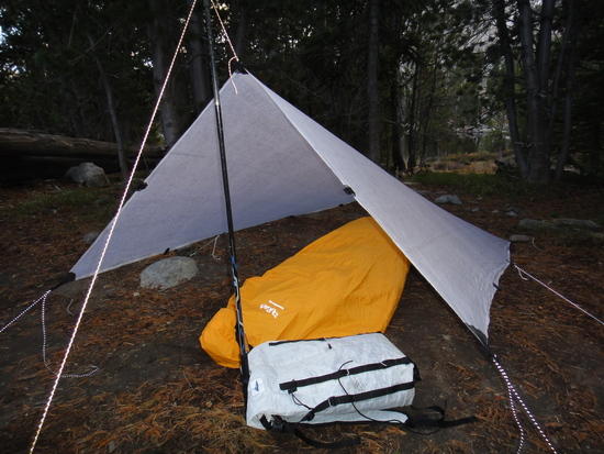 Shelter set-up and pack