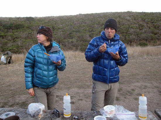 Danny & Kristen Enjoying Breakfast