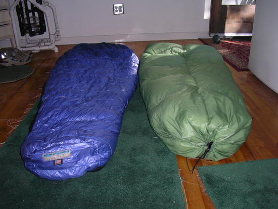 WM Ultralight 20 (very well used) next to Brand new enLIGHTened equipment Revelation 20