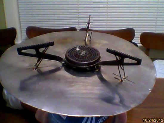 heat deflector disk
