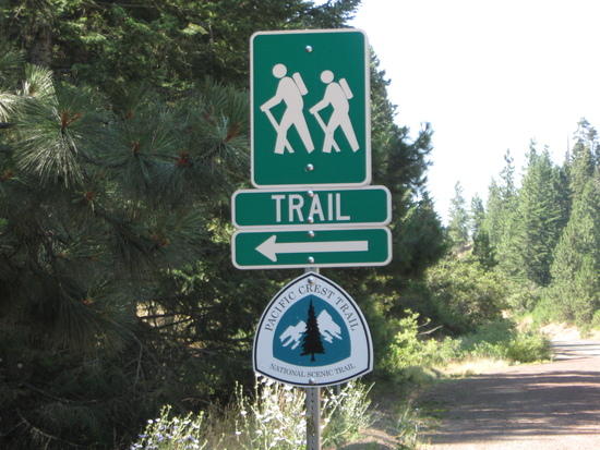 Clearly this sign was intended for "ultralighter" crossing only... look at the tiny packs!