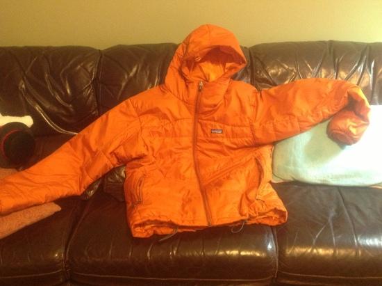 Patagonia Micro-puff hooded- Orange 