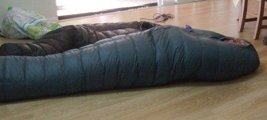 Nunatak alp inside bag full length