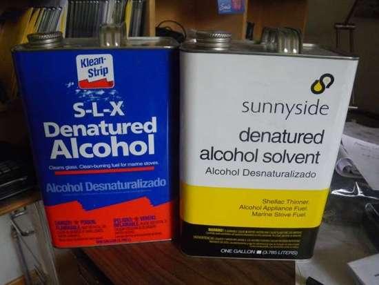 denatured alcohol