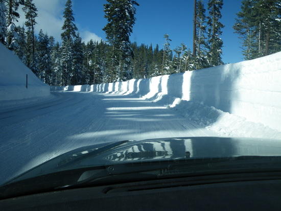 Badger Pass road over New Year's Holiday - Lots of Snow!!!