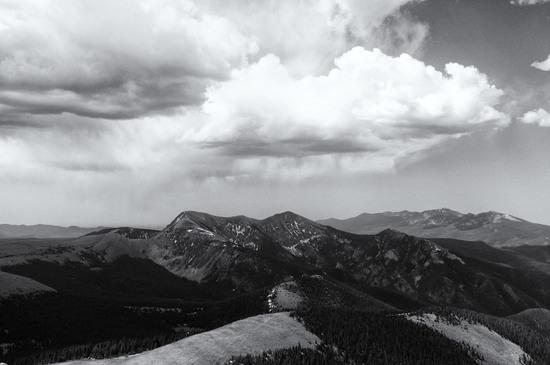 Looking south- Sangre de Cristos