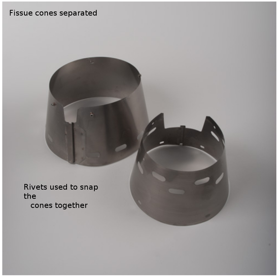 fissure cones separated