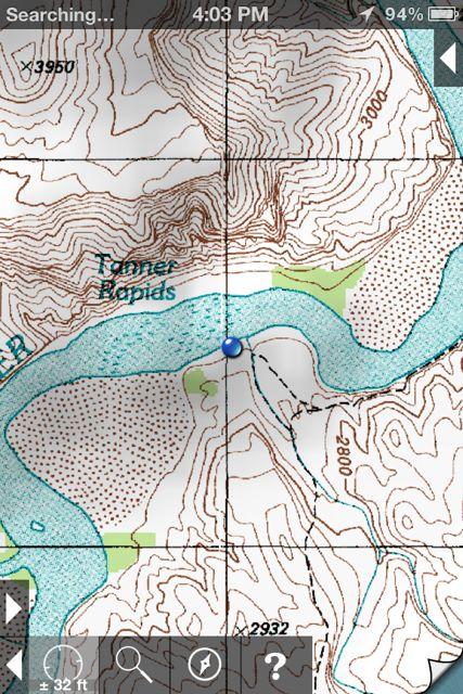 Topo Maps App Screenshot