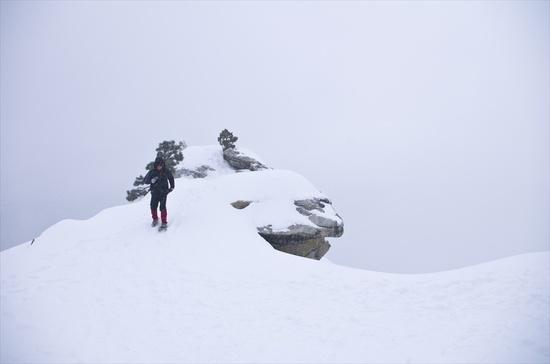 Snowing at Dewey Point