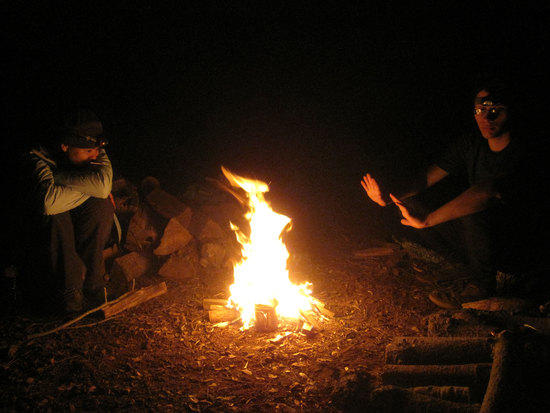 Sharon by the Fire