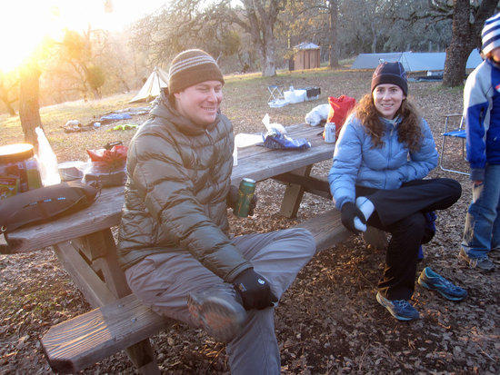 Bundling Up as the Sunsets