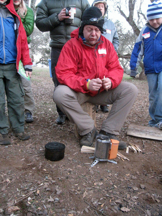 Hiking Jim with the BioLite Stove