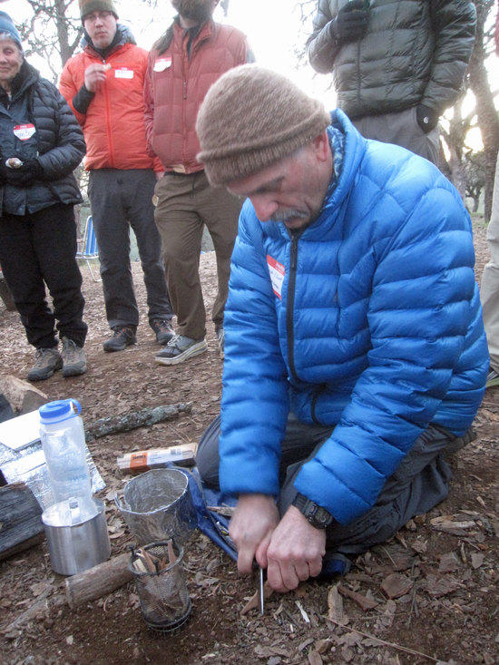 Jack Loads Up His Home Made Stove