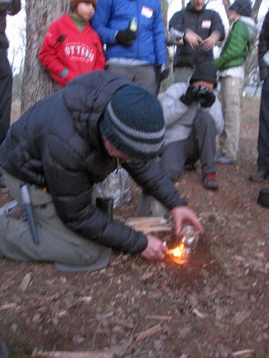 Rick Getting the Flame to His Kindling
