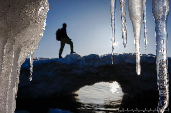 selfie ice arch