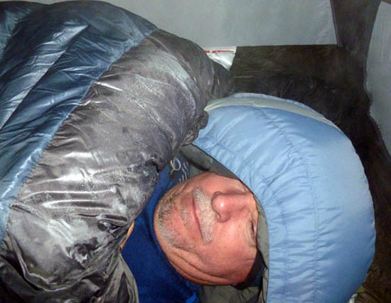 Iced up quilt