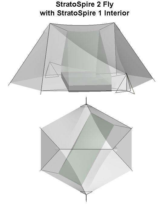Tarptent SS2 Fly with SS1 Interior