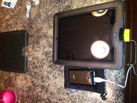 battery & Ipad