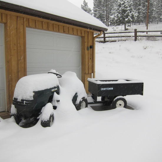 lawn tractor