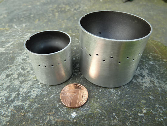 8g and 22g bearbones stoves