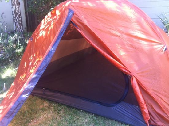 Fron of Tent