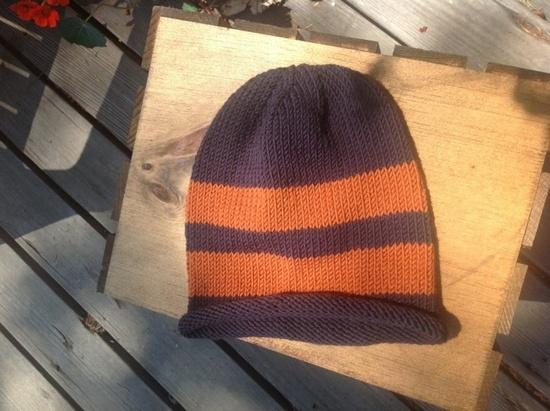 Steel blue and orange