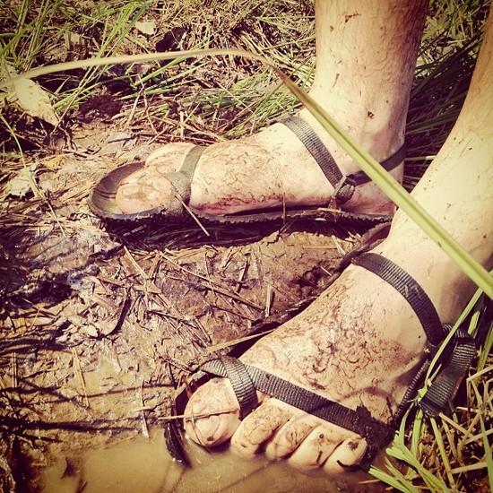 muddy exodus sandals