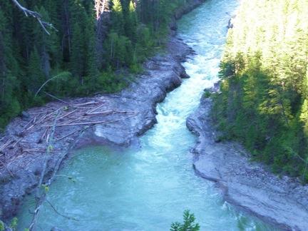 iMid Creek Gorge, from trail above./i