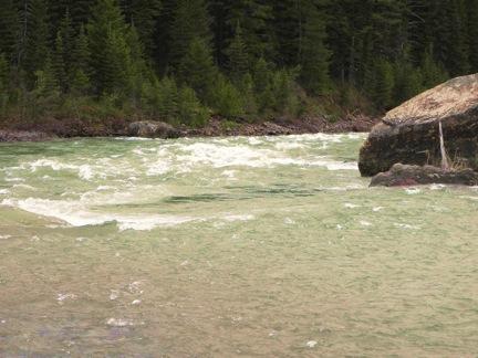 iLast Rapid before pulling out of the Middle Fork and the trail to the Bear Creek Trailhead./i