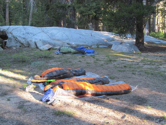 Our daughters are sleeping in