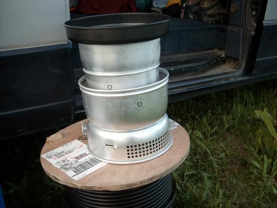 Trangia double boiler