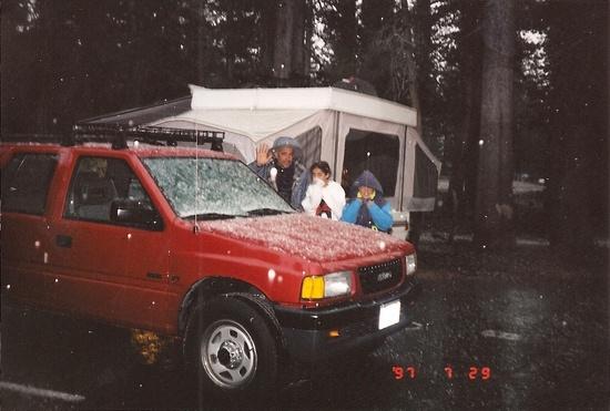 Summer snow