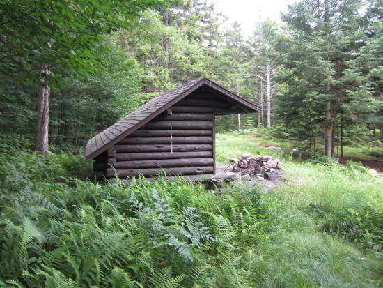 Sand Lake Falls lean-to