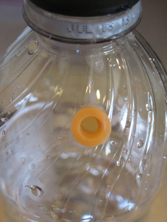check valve in bottle