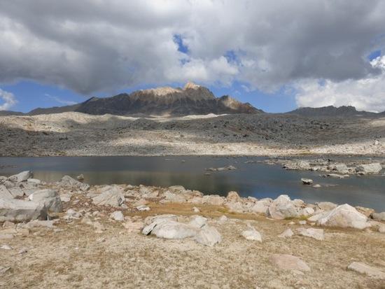 Passing Lower Desolation Lake on the way to Mesa